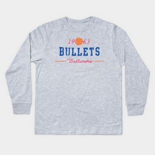 Baltimore Bullets Kids Long Sleeve T-Shirt